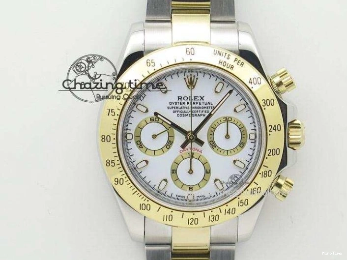 MiroTime 0122 Daytona 126519 VSF 1:1 Best Edition Black Silver Lume Dial on Oysterflex Strap VS4131 V2 (Weighted) DailyWear 324